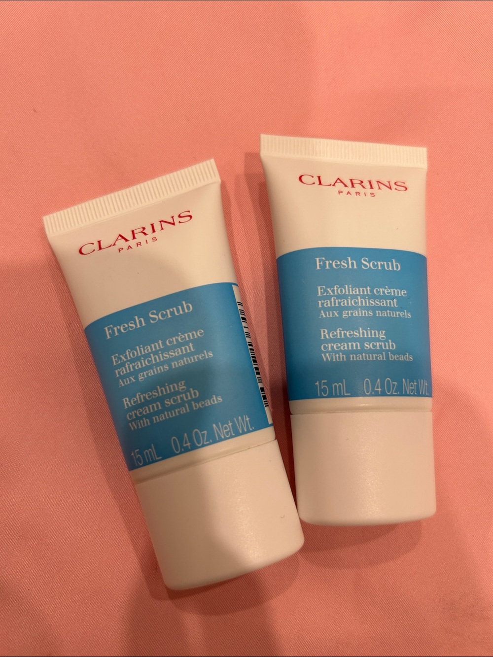 Clarins Fresh Scrub Duo- White & Blue